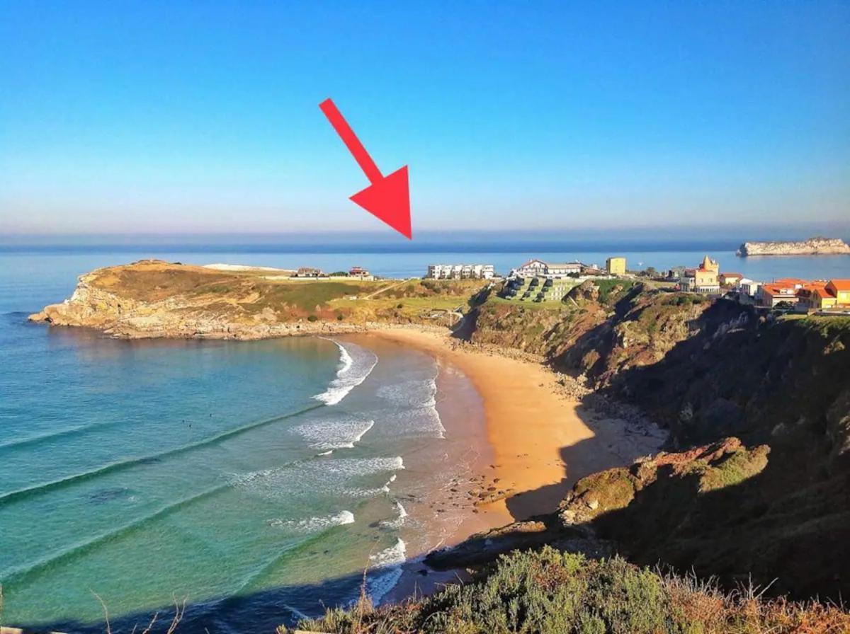 Apartamento Sunset Con Vistas Playa De Los Locos Suances Zewnętrze zdjęcie