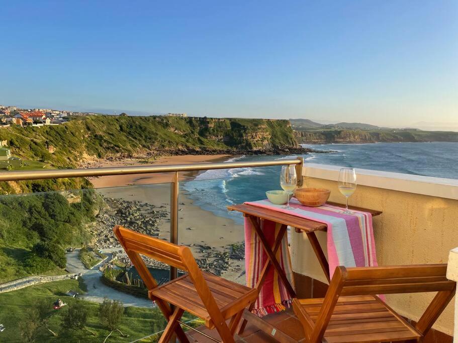 Apartamento Sunset Con Vistas Playa De Los Locos Suances Zewnętrze zdjęcie